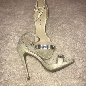Gold heels